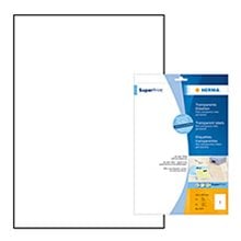 ETIKETA HERMA LASER COPY 210x297 25φ. No4375 ΔΙΑΦΑΝΗ MATT  Αυτοκόλλητες Ετικέτες