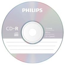 CD-R Philips 80min 700MB Slim Θήκη ( τιμή μονάδας )  CD-DVD