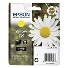 Μελάνι Epson 18 Yellow 180pgs C13T18044012  Μελάνια