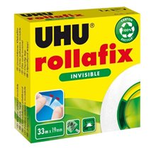 Ταινία Uhu Rollafix Αόρατη 19mm X33m  Κολλητικές ταινίες