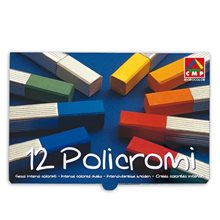 Ξηροπαστέλ-Κιμωλίες CMP Καλλιτεχνίας 12τεμ.  Ξηροπαστέλ