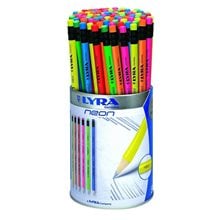 Μολύβι Lyra Neon HB/2 Με Γόμα  Μολύβια