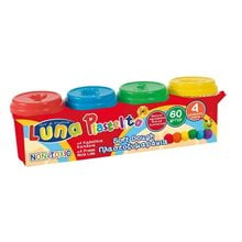 Πλαστοζυμαράκι Luna 4x60gr 000620526  Παιδικός Πηλός - Playdoh