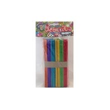 Ξυλάκια Γλωσοπίεστρα Describo 80τεμ.150x18mm 6χρώματα  Υλικά Κατασκευών & DIY