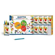 Ξυλομπογιές Mini Giotto Party Set 10 Σετ 6 Τμχ. 312000  Ξυλομπογιές