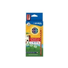 Ξυλομπογιά Lyra Groove Slim 12 Τεμ. Με Ξύστρα  Ξυλομπογιές