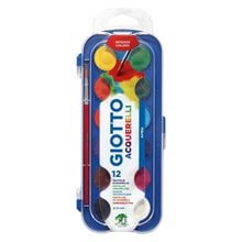 Νερομπογιά Giotto 30mm 12 Χρωμάτων 000351200  Νερομπογιές