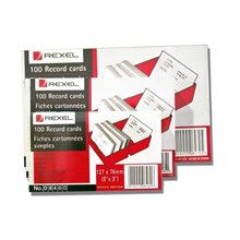 Καρτέλα Rexel No8460 127x76mm 100τεμ  Λογιστικά Εντυπα
