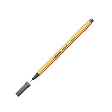 Μαρκαδόρος Stabilo Point 0.4mm 88/96 Dark Gray  Μαρκαδόροι