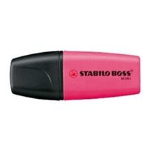 Μαρκαδόρος Υπογράμμισης Stabilo Boss Mini Ροζ 07/56  Μαρκαδόροι