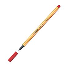 Μαρκαδόρος Stabilo Point 0.4mm 88/40 Red  Μαρκαδόροι