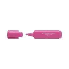 Μαρκάδορος Υπογράμμισης Faber-Castell Παστέλ Ροζ 154654  Μαρκαδόροι
