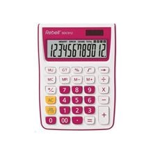 Αριθμομηχανή Rebell SDC912 145x104x26 12 ψηφίων Dual Ροζ  Αριθμομηχανές