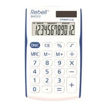 Αριθμομηχανή Rebell Χειρός 12 Ψηφίων Dual Blue  Αριθμομηχανές