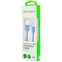 Lamtech Datacable Micro USB 1m Blue  Φορτιστές - Καλώδια