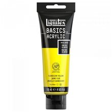 Liquitex 118 ML Basics 981 Fluorescent Yellow  Ακρυλικά Χρώματα Ζωγραφικής