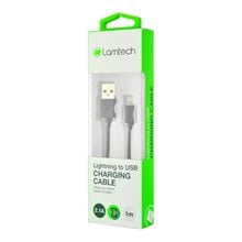Lamtech Charging & Datacable Lightning 1m Black  Φορτιστές - Καλώδια