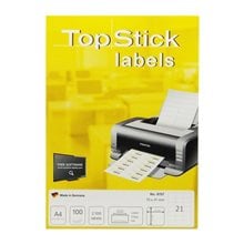 Ετικέτα Φωτ/κου Topstick Α4 8707 70x41 100Φ.  Αυτοκόλλητες Ετικέτες