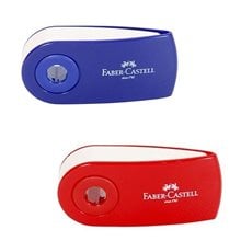 Γόμα Faber-Castell Sleeve Mini Μπλε/Κόκκινη 182411  Γόμες