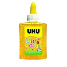 Χρυσόκολλα UHU Glitter Glue 90ml Yellow  Κόλλες