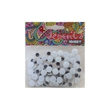 Ματάκια Describo 10mm 100τεμ. Μαύρα  Υλικά Κατασκευών & DIY