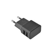 Lamtech Travel Wall Charger 2.1A With 2xUSB Black  Βάσεις Στήριξης