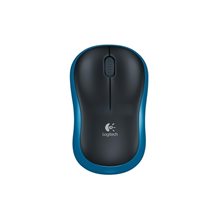 Logitech M185 Optical Mouse (2236) (Black/Blue, Wireless) (LOGM185BLKBLUE)  Ποντίκια
