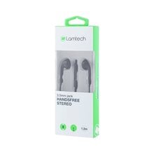 Lamtech Handsfree Stereo 3,5mm Jack With Mic Black  Handsfree