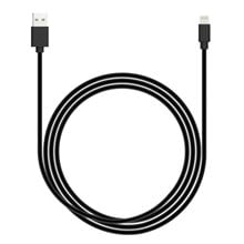 Lamtech Charging & Datacable Lightning 2m Black  Φορτιστές - Καλώδια