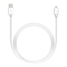 Lamtech Datacable Micro USB 2m White  Φορτιστές - Καλώδια