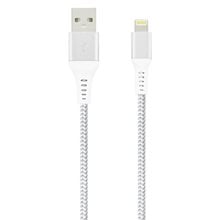 Lamtech Lightning To USB High Quality Unbreakable Cable Silver 2M  Φορτιστές - Καλώδια