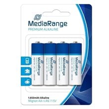 Μπαταρίες Αλκαλικές MediaRange 2ΑΑ 4τεμ.  ΕΚΤΟΣ