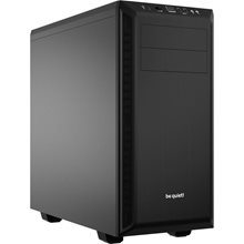 BEQUIET PC CHASSIS PURE BASE 600 BLACK BG021, MIDI TOWER ATX, W/O PSU, Front: 1x Pure Wings 2 140mm, Rear: 1x Pure Wings 2 120mm, 3YW.  Κουτιά Desktop