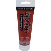 Ακρυλικό Χρώμα Daller Rowney 120ml 201 Burnt Sienna  Ακρυλικά Χρώματα Ζωγραφικής