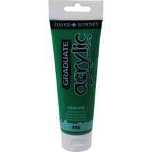 Ακρυλικό Χρώμα Daller Rowney 120ml 335 Emerald 123120335  Ακρυλικά Χρώματα Ζωγραφικής
