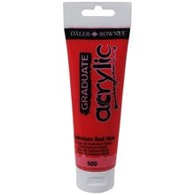 Ακρυλικό Χρώμα Daller Rowney 120ml 500 Cadmium Red Hue 123120500  Ακρυλικά Χρώματα Ζωγραφικής