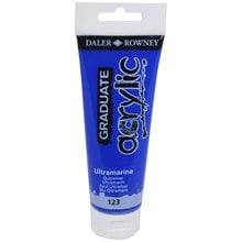Ακρυλικό Χρώμα Daller Rowney 120ml 123 Ultramarine 123120123  Ακρυλικά Χρώματα Ζωγραφικής