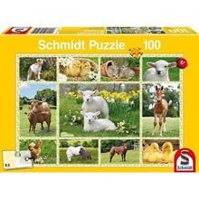 Πάζλ Schmidt 100τεμ. Ζωάκια 56194  Παζλ Παιδικά