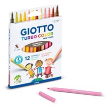 Μαρκαδόρος Giotto Skintones Turbo Color 12τμχ 000526900  Μαρκαδόροι Διάφοροι
