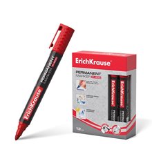 Μαρκαδόρος Ανεξίτηλος ErichKrause P-400 0.8-2.2mm Κόκκινος 30988  Μαρκαδόροι