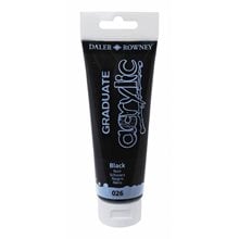Ακρυλικό Χρώμα Daller Rowney 120ml 026 Black 123120026  Ακρυλικά Χρώματα Ζωγραφικής