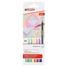 Μαρκαδόροι Edding Ινών 33mm 01.1200-6 Pastel 6τεμ.  Σετ Μαρκαδόρων Ζωγραφικής