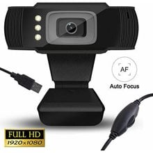 Lamtech Full HD USB Web Camera With LED 1080p  Web Cameras