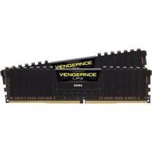 CORSAIR RAM DIMM XMS4 KIT 2x16GB CMK32GX4M2E3200C16, DDR4, 3200MHz, LATENCY 16-20-20-38, 1.35V, VENGEANCE LPX, XMP 2.0, BLACK, LTW.  Μνήμες RAM