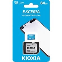Kioxia MicroSD 64GB With Adapter M203 LMEX1L064GG2  Κάρτες Μνήμης - MicroSD