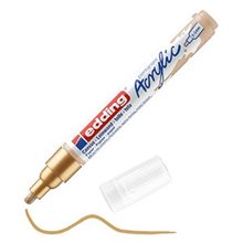 Μαρκαδόρος Edding 5100 Ακρυλικός 2-3mm Medium Rich Gold 924  Μαρκαδόροι