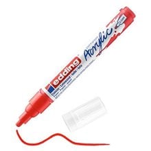 Μαρκαδόρος Edding 5100 Ακρυλικός 2-3mm Medium Traffic Red 902  Μαρκαδόροι