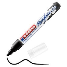 Μαρκαδόρος Edding 5100 Ακρυλικός 2-3mm Medium Black 901  Μαρκαδόροι