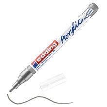Μαρκαδόρος Ακρυλικός Edding 5300 1-2mm Fine Silver 923  Μαρκαδόροι