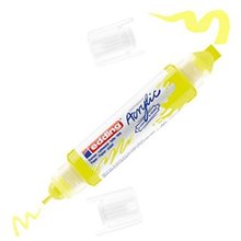 Μαρκαδόρος Edding 5400 Ακρυλικός Διπλός 2-3/5-10mm Neon Yellow 065  Μαρκαδόροι